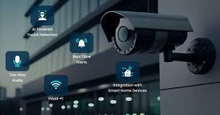 Smart security cameras enhance home safety with real-time alerts and video monitoring.